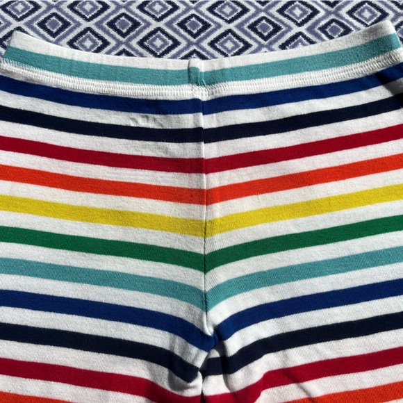 Primary "Ivory Rainbow" PJ Long-Sleeve Top and Pants, Size 6-7, Play - Picture 11 of 12
